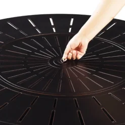 Oakland Living 5pc Deep Seating Aluminum Outdoor Patio Fire Pit Dining Set With 44" Round Fire Table & Swivel Rocking Chairs Copper -Sunnydaze Decor Store GUEST d6591841 a040 4af9 ae03 efa15521fc72 1