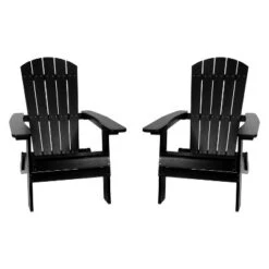 Merrick Lane Set Of 2 Poly Resin Folding Adirondack Lounge Chair - All-Weather Indoor/Outdoor Patio Chair 35 Merrick Lane Set Of 2 Poly Resin Folding Adirondack Lounge Chair - All-Weather Indoor/Outdoor Patio Chair -Sunnydaze Decor Store GUEST d70143d4 1784 4645 ad4d 183ba444d608