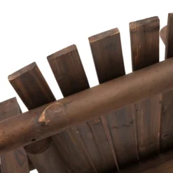 Outsunny Wood Adirondack Patio Chair Bench With Center Coffee Table, Perfect For Lounging And Relaxing Outdoors -Sunnydaze Decor Store GUEST d7746246 c217 451b a95c 366697660d5d