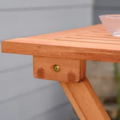 Outsunny 3 Piece Folding Patio Bistro Set, Wooden Outdoor Chairs And Table Set, Garden Dining Furniture For Poolside, Balcony, Teak 9 Outsunny 3 Piece Folding Patio Bistro Set, Wooden Outdoor Chairs And Table Set, Garden Dining Furniture For Poolside, Balcony, Teak -Sunnydaze Decor Store GUEST d7b2db01 821f 48c0 9973 1bef40fddeb6