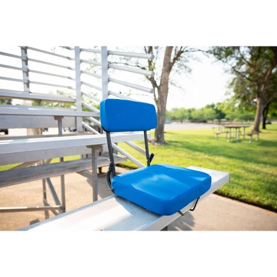 Stansport Steel Frame Foldable Coliseum Seat - Blue 11 Stansport Steel Frame Foldable Coliseum Seat - Blue - Image 11