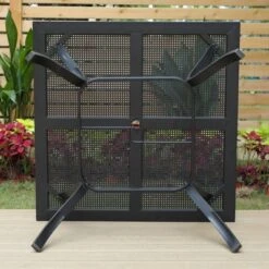 5pc Patio Dining Set With Steel Table & Dining Chairs - Captiva Designs -Sunnydaze Decor Store GUEST ddd3a3e2 0a38 4787 8e50 5b0317f06e4c 1