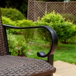 Rattan/Steel Patio Dining Arm Chairs - Captiva Designs -Sunnydaze Decor Store GUEST e1f5ecd1 146e 4f57 a9e3 d52c4d8e16c5