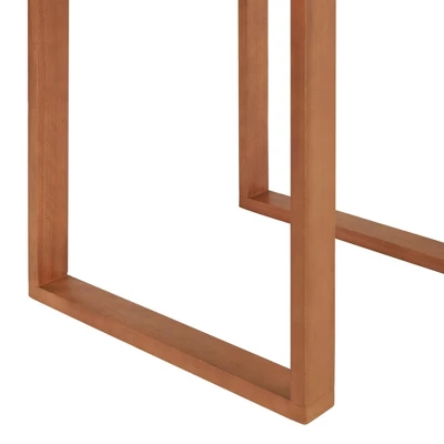 Grafton 23.5" Eucalyptus Wood Outdoor Cocktail Table - Natural - Alaterre Furniture 6 Grafton 23.5" Eucalyptus Wood Outdoor Cocktail Table - Natural - Alaterre Furniture - Image 6