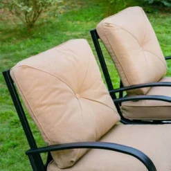 5pc Outdoor Set With Spring Motion Chairs & 28" Fire Table - Captiva Designs -Sunnydaze Decor Store GUEST e4eaf72c 3301 4f22 858a 8b68eff7ce26