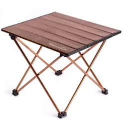 Alpcour Compact Folding Camping Table - Lightweight Aluminum Portable Side Table -Sunnydaze Decor Store GUEST e5d02010 5253 4785 84ba da876eea30ff