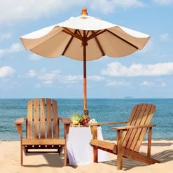 Westport Outdoor Patio Traditional Acacia Wood Adirondack Chair - JONATHAN Y 13 Westport Outdoor Patio Traditional Acacia Wood Adirondack Chair - JONATHAN Y -Sunnydaze Decor Store GUEST e78ff307 2e13 4d6c bcb6 8d2b476d5e64