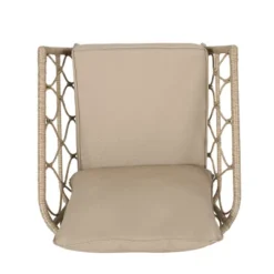 2pk Bruce Outdoor Iron/Rattan Club Chairs With Cushions Brown/Beige - Christopher Knight Home 10 2pk Bruce Outdoor Iron/Rattan Club Chairs With Cushions Brown/Beige - Christopher Knight Home -Sunnydaze Decor Store GUEST ea2ab678 b07f 401b b49c f4ddb39a98c6