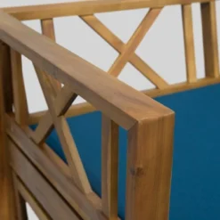 Long Beach Acacia Wood Extendable Patio Daybed Sofa Teak - Christopher Knight Home -Sunnydaze Decor Store GUEST eb5e3d9a 8f8a 45d4 a269 1f989f56954d