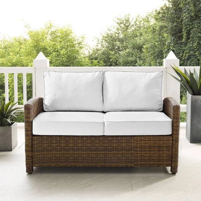 Bradenton Outdoor Wicker Loveseat - Crosley 2 Bradenton Outdoor Wicker Loveseat - Crosley - Image 2