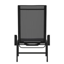 Emma And Oliver Set Of 2 Textilene Adjustable 5 Position Patio Chaise Lounge With Armrests And Metal Frame 20 Emma And Oliver Set Of 2 Textilene Adjustable 5 Position Patio Chaise Lounge With Armrests And Metal Frame -Sunnydaze Decor Store GUEST ebbb53b6 18c3 44f6 a779 0b52e4419537