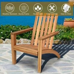 Costway 2PCS Patio Acacia Wood Adirondack Chair Lounge Armchair Durable Outdoor Garden 14 Costway 2PCS Patio Acacia Wood Adirondack Chair Lounge Armchair Durable Outdoor Garden -Sunnydaze Decor Store GUEST ecc6805b 2d5a 492d a03c 62ca7ff5087e