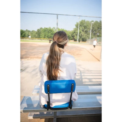 Stansport Steel Frame Foldable Coliseum Seat - Blue 8 Stansport Steel Frame Foldable Coliseum Seat - Blue - Image 8
