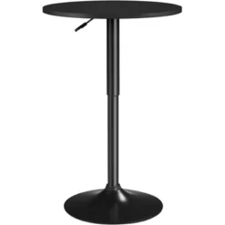 Yaheetech Adjustable Pub Round Table Counter Height Bistro Table W/ 360° Swivel MDF Tabletop 19 Yaheetech Adjustable Pub Round Table Counter Height Bistro Table W/ 360° Swivel MDF Tabletop -Sunnydaze Decor Store GUEST ee486a70 6edb 445c 9399 9d9e387d0b4a