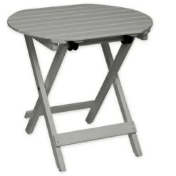 Plow & Hearth - Eucalyptus Wooden Adirondack Side Table