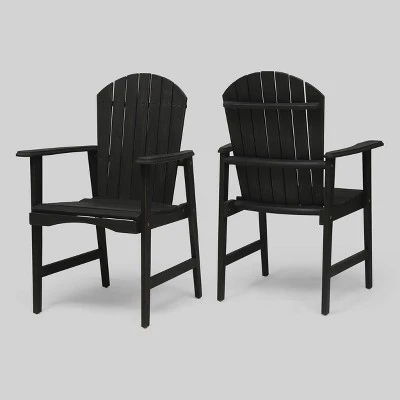 2pk Malibu Acacia Wood Patio Adirondack Dining Chairs - Christopher Knight Home 9 2pk Malibu Acacia Wood Patio Adirondack Dining Chairs - Christopher Knight Home - Image 9