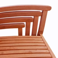 Malibu 7pc Rectangle Wood Patio Dining Set - Brown - Vifah -Sunnydaze Decor Store GUEST f1b77ac1 46e1 46db a89f f95ad74d4332