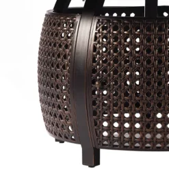 5pc Outdoor Fire Table Set With Weave 44" Round Fire Table, 4 Deep Seating Swivel Rocking Chairs & Table Fabric Covers - Oakland Living 20 5pc Outdoor Fire Table Set With Weave 44" Round Fire Table, 4 Deep Seating Swivel Rocking Chairs & Table Fabric Covers - Oakland Living -Sunnydaze Decor Store GUEST f79d456b 8f03 4dfe a34b 7d6dc3cb2f63 1