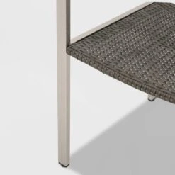 Cape Coral 7pc Aluminum & Wicker Glass Outdoor Patio Dining Set - Silver/Gray - Christopher Knight Home -Sunnydaze Decor Store GUEST f839e509 c7f9 44ec bc93 725efeb42e1d