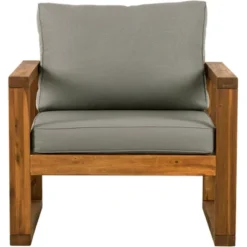 Galia 2pc Square Leg Acacia Wood Chair And Ottoman With Cushions - Brown - Saracina Home 28 Galia 2pc Square Leg Acacia Wood Chair And Ottoman With Cushions - Brown - Saracina Home -Sunnydaze Decor Store GUEST f862c995 9ccc 4778 bd23 a9d1f46b9f67