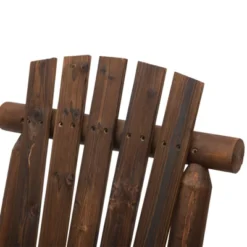 Outsunny Wood Adirondack Patio Chair Bench With Center Coffee Table, Perfect For Lounging And Relaxing Outdoors -Sunnydaze Decor Store GUEST f932bf85 7d83 465e 886e a58245188957