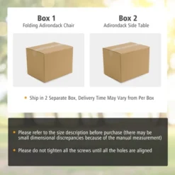 Tangkula Patio 3PCS Adirondack Chair Side Table Set Outdoor Chair Set With End Table Weather Resistant Cup Holder For Backyard Garden White 10 Tangkula Patio 3PCS Adirondack Chair Side Table Set Outdoor Chair Set With End Table Weather Resistant Cup Holder For Backyard Garden White -Sunnydaze Decor Store GUEST f9784676 3d9b 42e7 9154 58ac28e9f0b5