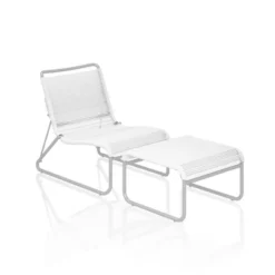 Lita 2pc Patio Lounge And Ottoman Set - CosmoLiving -Sunnydaze Decor Store GUEST f9d26a3b e45d 49f2 a62d afa2b2b03509