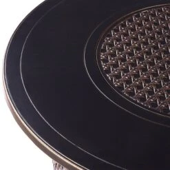 Oakland Living 5pc Deep Seating Swivel Aluminum Outdoor Patio Fire Pit Dining Set With Round Fire Table Copper -Sunnydaze Decor Store GUEST fa9e4a0f f3ed 43f0 8f79 6e02248125b7