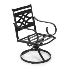 5pc Outdoor Dining Set With Swivel Chairs With Seat & Back Cushions & Square Metal Table With Umbrella Hole - Captiva Designs 35 5pc Outdoor Dining Set With Swivel Chairs With Seat & Back Cushions & Square Metal Table With Umbrella Hole - Captiva Designs -Sunnydaze Decor Store GUEST fb022cfb 22c8 4fd0 a5b2 852056f59ce4 1