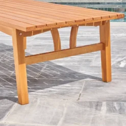 Kapalua Honey Nautical Eucalyptus Wooden Outdoor Table - Vifah 9 Kapalua Honey Nautical Eucalyptus Wooden Outdoor Table - Vifah -Sunnydaze Decor Store GUEST fba58547 6614 4573 9398 072b3739f72f