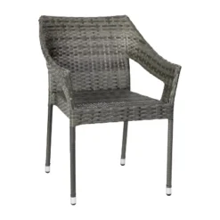 Flash Furniture Ethan Commercial Grade Stacking Patio Chair, All Weather PE Rattan Wicker Patio Dining Chair 24 Flash Furniture Ethan Commercial Grade Stacking Patio Chair, All Weather PE Rattan Wicker Patio Dining Chair -Sunnydaze Decor Store GUEST fd761c70 b4e3 45c3 9910 66abdbba137a