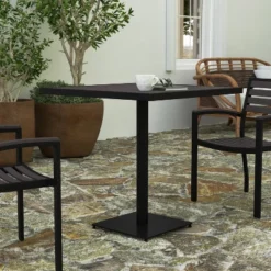 Merrick Lane Outdoor Patio Table All-Weather 30" Square Dining Table With Faux Teak Poly Slats - Steel Frame 14 Merrick Lane Outdoor Patio Table All-Weather 30" Square Dining Table With Faux Teak Poly Slats - Steel Frame -Sunnydaze Decor Store GUEST fe88fc4a 556f 4545 b0f7 e944a8a14c98